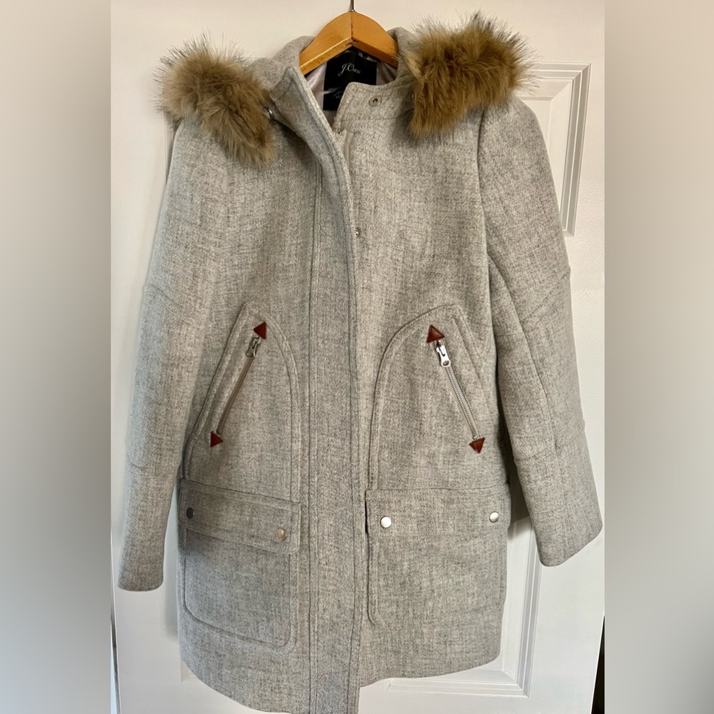 J Crew New Chateau Parka in Italian Stadium Cloth